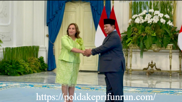 Diplomasi di Istana Merdeka: Prabowo Sambut Presiden Peru