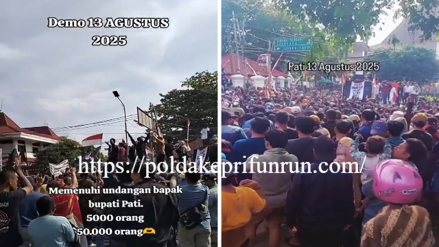 Warga Pati Korbankan Pekerjaan Demi Aksi